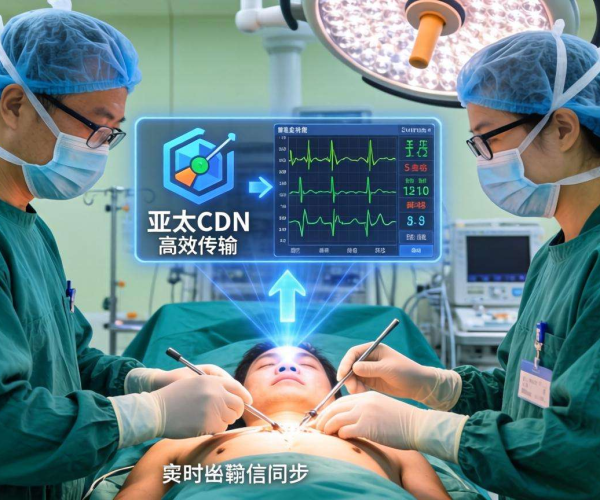 亚太CDN：为远程手术生命体征数据传输筑牢高效安全通道