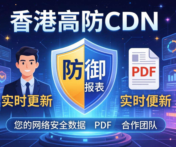 香港高防CDN防御报表：是否支持导出为PDF格式？