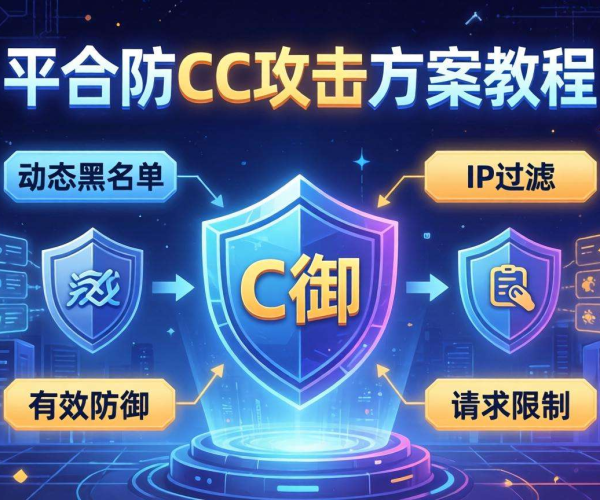 游戏平台防CC攻击方案配置教程：从原理到实战全解析