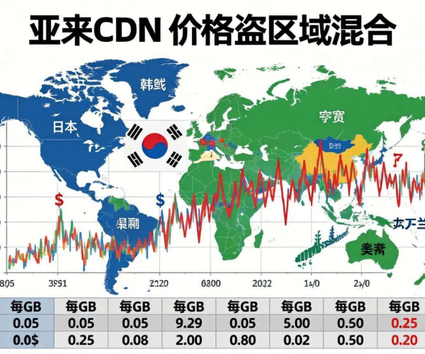 亚太CDN价格按区域混合，为不同地区用户带来多元成本体验