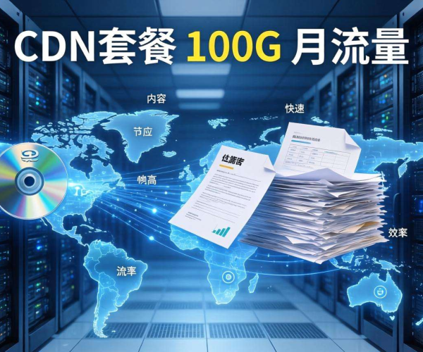 月流量100G适用CDN套餐月度推荐，高效选优看这里