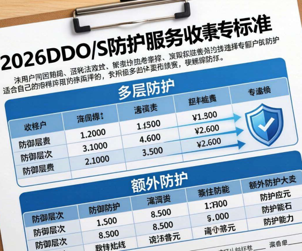 2026年DDoS防护收费标准有无公开文件可下载 工信部相关情况