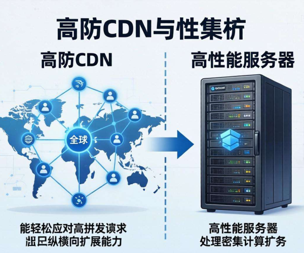 高防CDN与高防服务器扩展性大不同，一文带你深度剖析