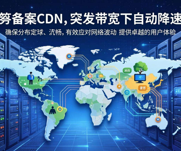 海外免备案CDN有哪些？突发带宽是否会自动降速？