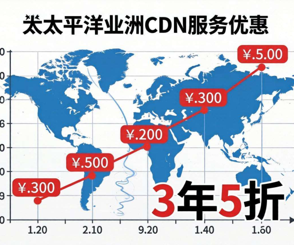 亚太CDN惊爆优惠！3年使用期限享5折超低价格