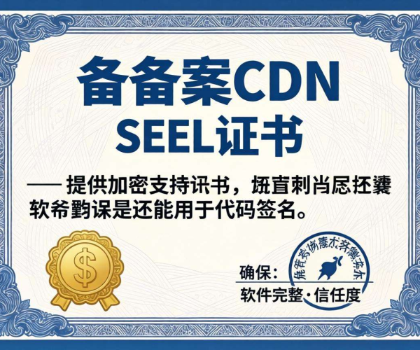 免备案CDN的SSL证书是否支持代码签名