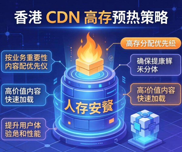 香港CDN缓存预热:能否依据业务重要性开展预热?
