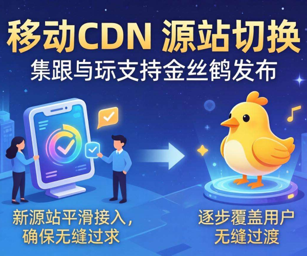 移动屏蔽CDN源站切换：是否支持金丝雀发布探究