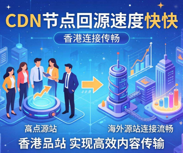 香港CDN回源速度究竟快不快？使用海外源站会变慢吗？