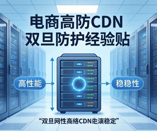 电商高防CDN双旦防护经验大揭秘，让业务安全无忧！