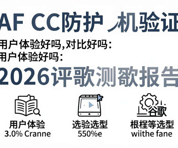 WAF CC防护人机验证用户体验对比：谷歌2026评测报告深度剖析