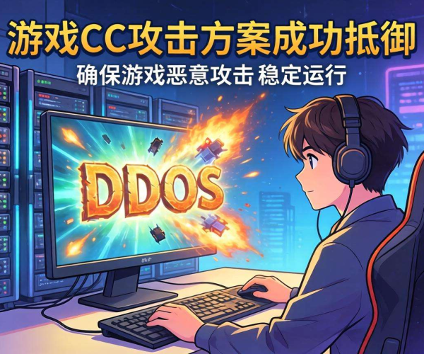 游戏行业成功防CC攻击案例：揭秘实用有效的游戏防攻击方案