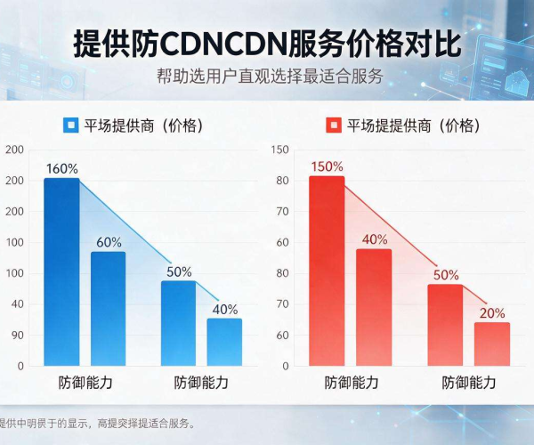 DDoS高防CDN价格大比拼：各平台费用详情对比分析