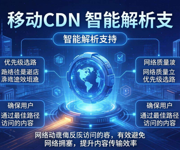 移动屏蔽CDN智能解析：能否按网络质量优先级选路？