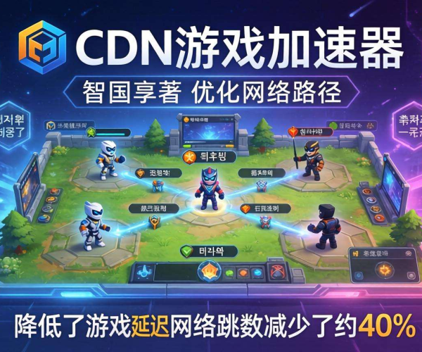 韩国CDN游戏加速器究竟能降低多少网络跳数？实测揭秘