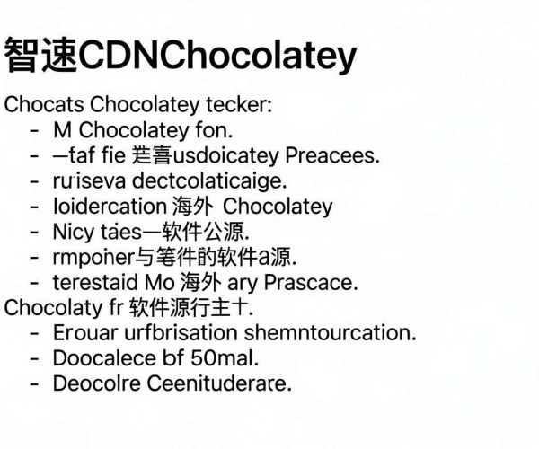 香港CDN助力：加速海外Chocolatey软件源畅享流畅下载体验