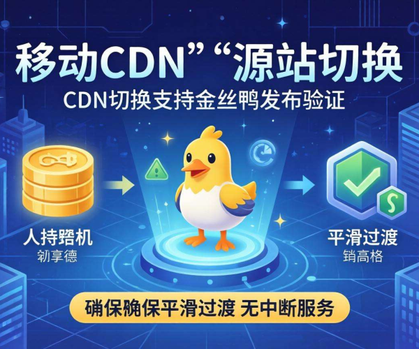 移动屏蔽CDN源站切换：金丝雀发布验证是否可行探究
