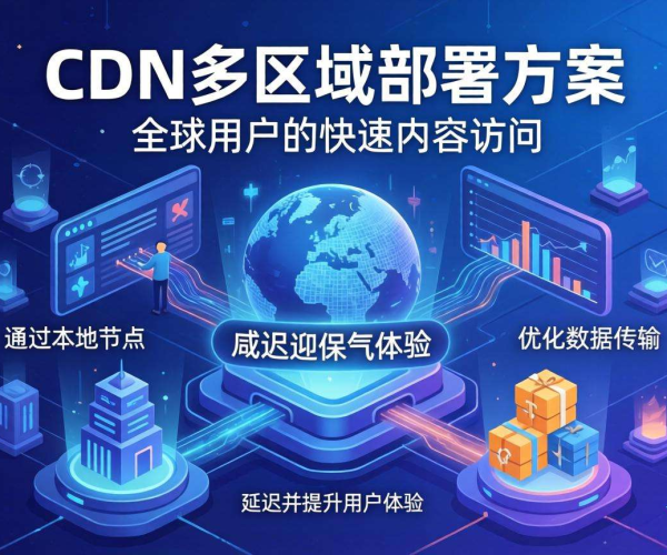 跨境电商CDN多区域部署方案：优化性能与拓展市场的关键策略