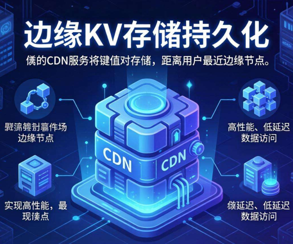 国内免备案CDN节点：是否支持边缘KV存储持久化探究