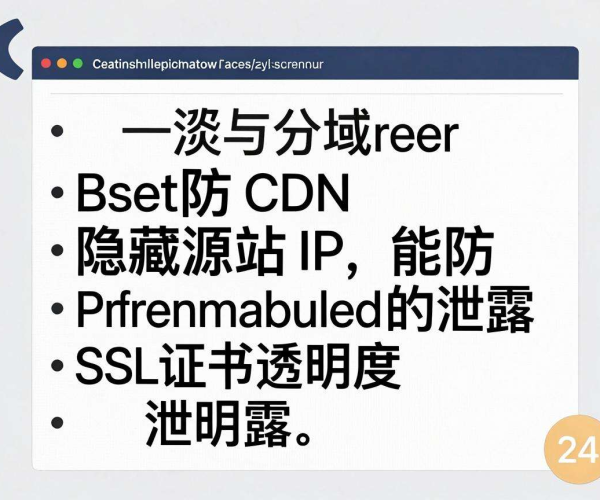 高防CDN隐藏源站IP，能否抵御SSL证书透明度泄露风险？