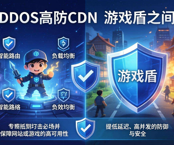 DDoS高防CDN与游戏盾大比拼，究竟选哪个更合适？