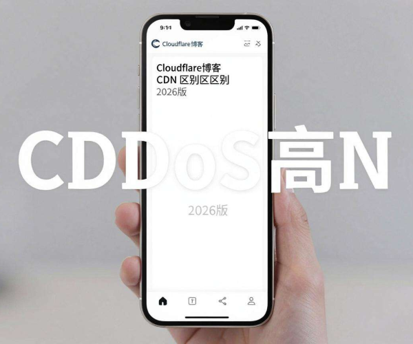 DDoS高防与CDN区别：一张图保存收藏，手机版Cloudflare博客2026版