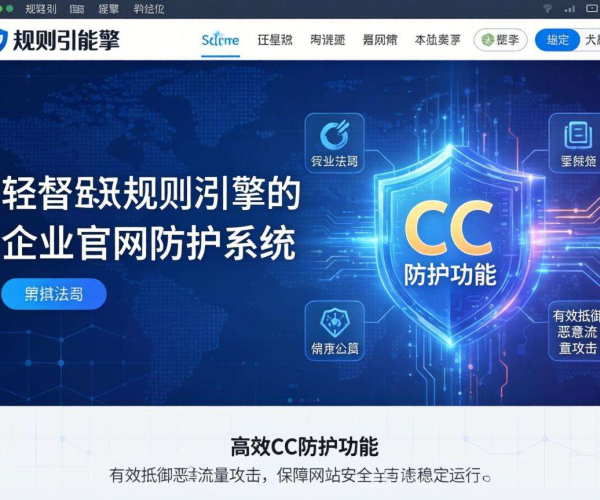 企业官网CC防护：轻量级规则引擎打造高效安全防护壁垒