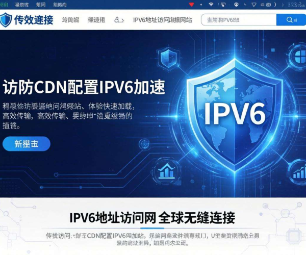高防CDN配置IPv6加速的方法与要点