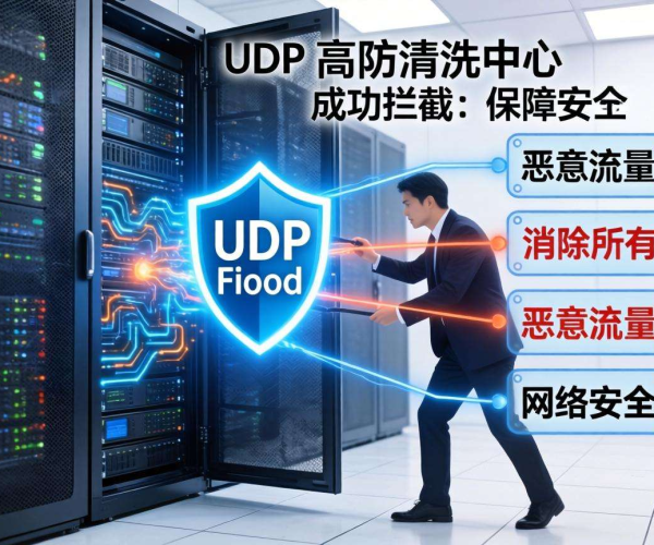 UDP Flood攻击高防清洗能否将其全干掉？
