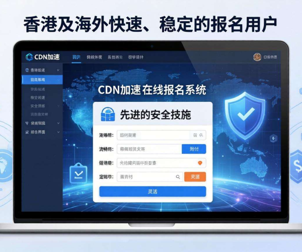 香港CDN助力海外报名系统，加速信息传输提升报名体验