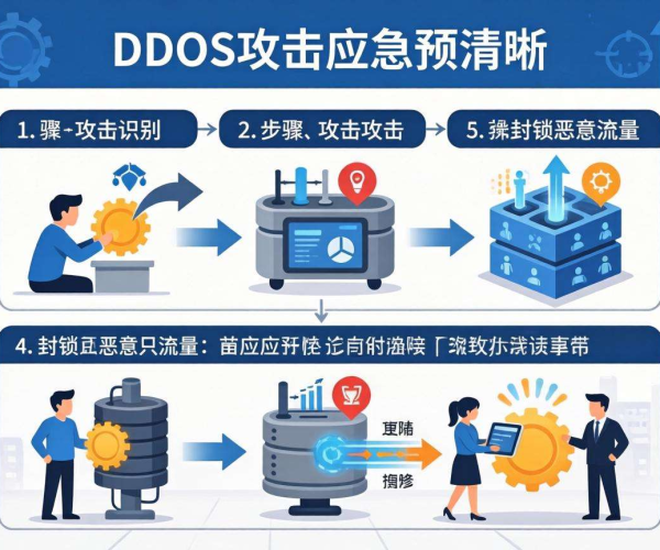 DDoS攻击解决步骤应急预案模板Word下载途径与方法