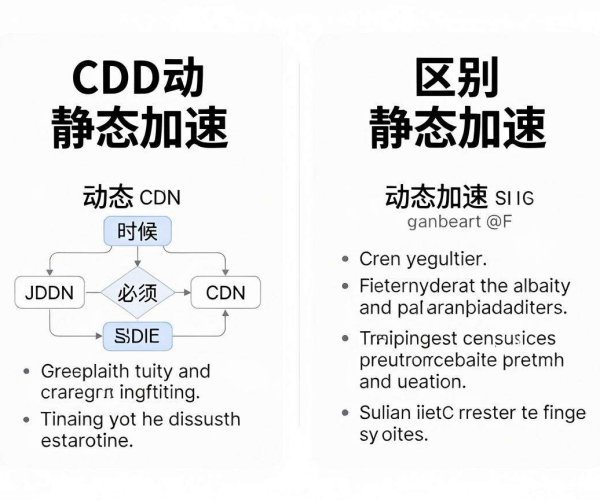 CDN动态加速与静态加速区别及必须用动态加速路由协议详解