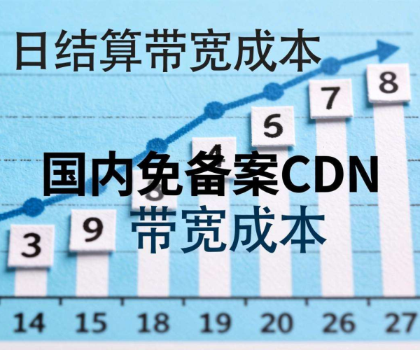 国内免备案CDN的带宽成本能否支持按日结算