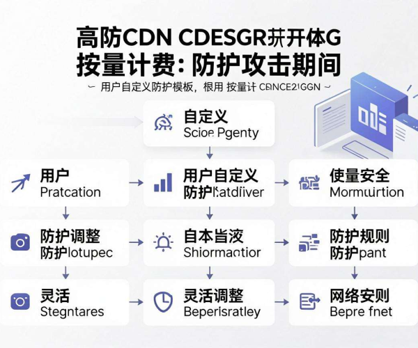 高防CDN按量计费攻击时能否自定义防护模板