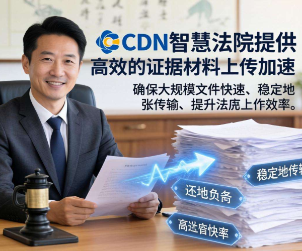亚太CDN：为智慧法院证据材料上传加速赋能司法高效运转