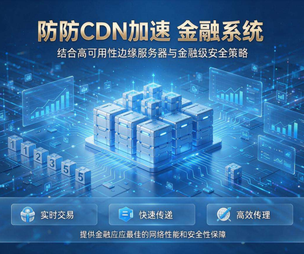 高防CDN加速助力金融领域，保障安全与高效传输