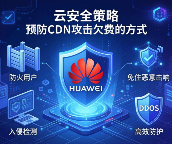 CDN被攻击会欠费吗？华为云安全2026避免策略揭秘