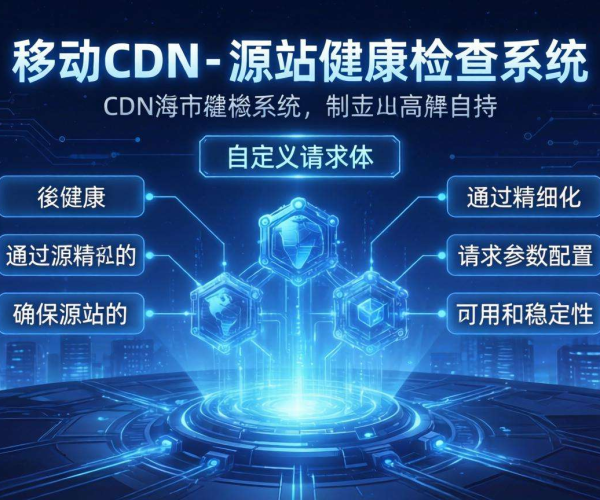 移动屏蔽CDN源站健康检查：是否支持自定义请求体探究