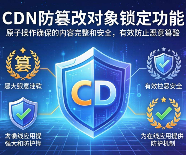 CDN防篡改对象锁定功能：保障内容安全，精准锁定防护无虞