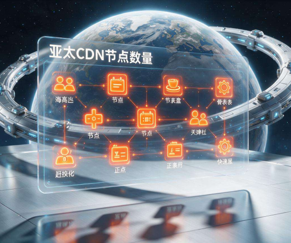 如何查询亚太地区CDN节点数量及相关信息