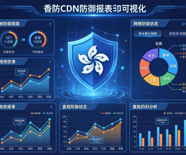 香港高防CDN防御报表：是否支持3D可视化引关注
