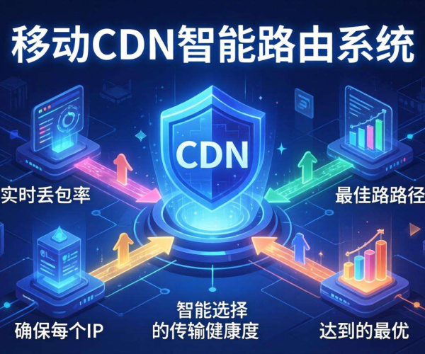 移动屏蔽CDN的智能路由能否按实时丢包率健康度返回IP