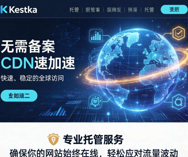 无需备案的CDN加速，Kinsta托管为网站性能提升保驾护航