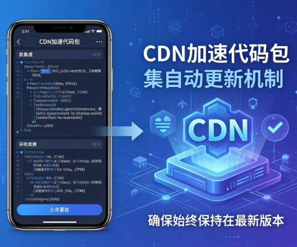 小程序CDN加速代码包能否直接放CDN并自动更新版本?