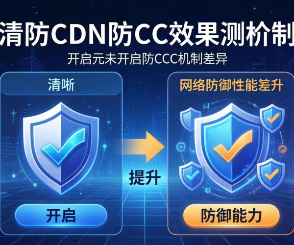 高防CDN防CC效果实测对比图，直观展现不同CDN防护实力