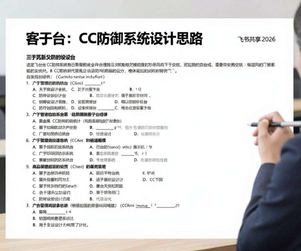 教育平台CC防御系统设计思路文档飞书共享 2026 阅读学习