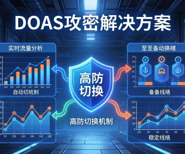 DDoS攻击解决步骤：高防切换助力抵御网络攻击