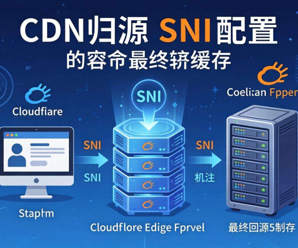 Cloudflare回源SNI 2026配置教程：CDN回源SNI代码示例分享