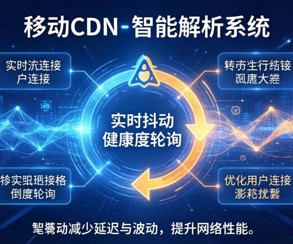 移动屏蔽CDN智能解析：是否支持按实时抖动健康度轮询？