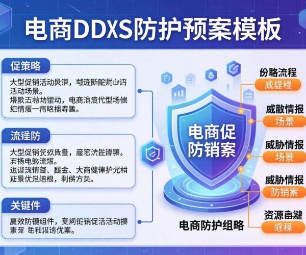 免费获取电商大促DDoS防护预案模板，为促销安全保驾护航